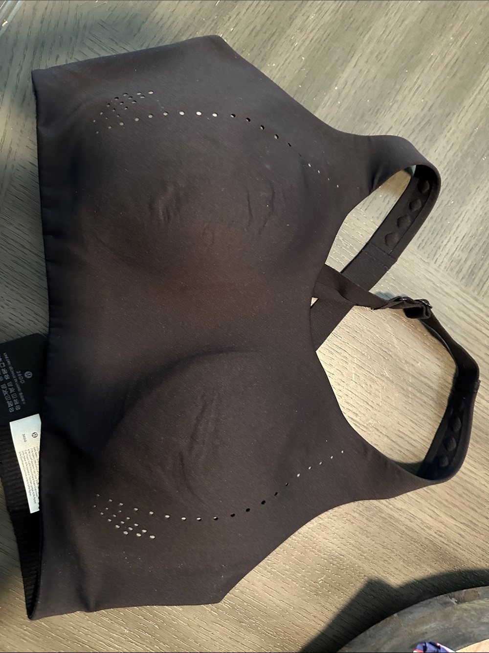 lululemon athletica Black Seamless Lightweight Sports Bra